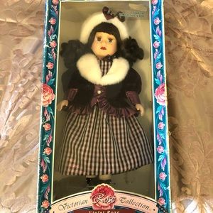 Vintage Victorian Porcelain Doll Violet Rose
